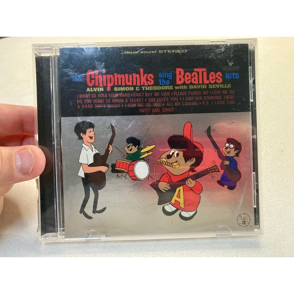 The Chipmunks Sing the Beatles Hits CD Alvin Simon Theodore 2008 Capitol Reissue